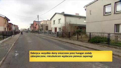 Zniszczenia w Dobrzycy po nawałnicach