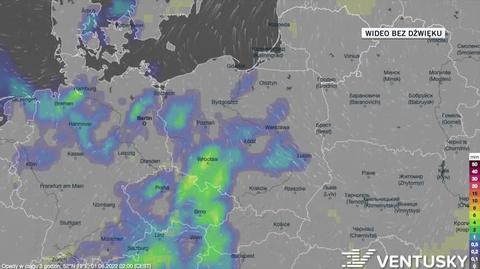 Prognoza opadów na 01-05.06