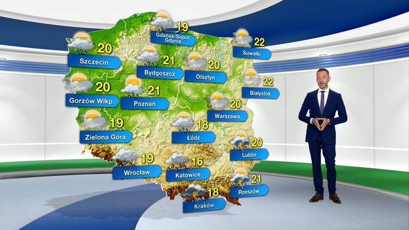Weather forecast for Wednesday