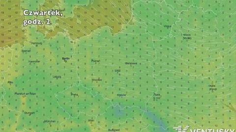 Temperatura w ciągu najbliższych dni (Ventusky.com) | wideo bez dźwięku