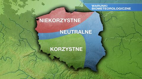 Warunki biometeorologiczne w niedzielę 20.11