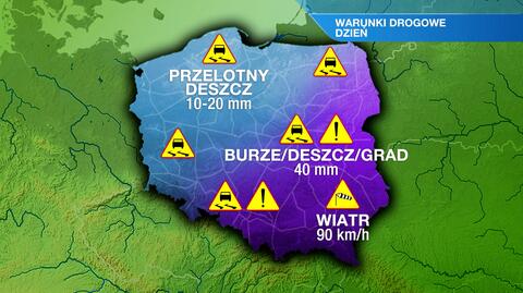 Warunki drogowe w środę