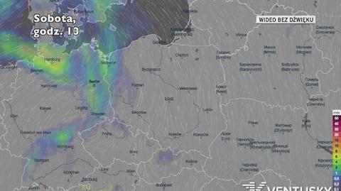 Prognozowane opady w najbliższych dniach