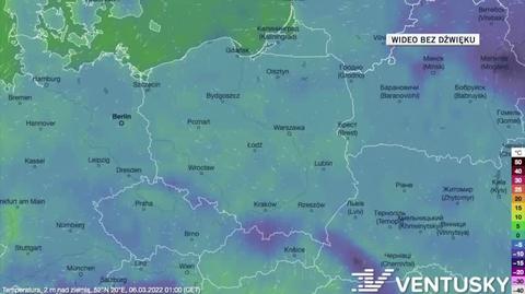 Prognozowana temperatura w najbliższych dniach