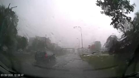 Ulewa w Poznaniu
