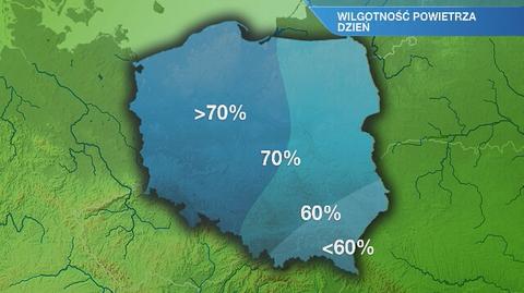 Warunki biometeorologiczne w sobotę