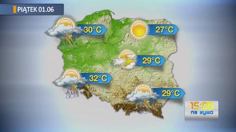 Prognoza pogody na pięć dni