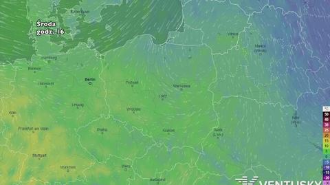 Temperatura w najbliższych dniach (ventusky.com)