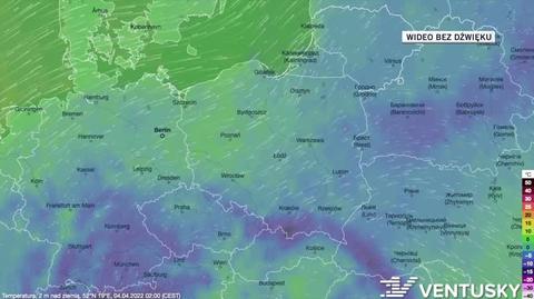 Prognoza temperatury na kolejne dni