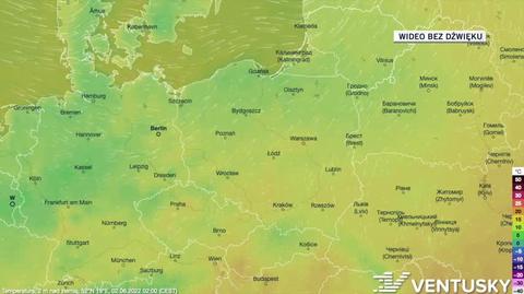 Prognoza temperatury na kolejne dni