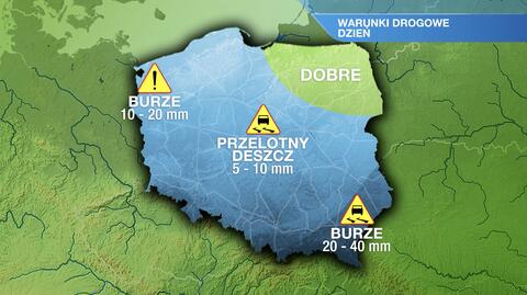 Warunki drogowe w sobotę 10.09