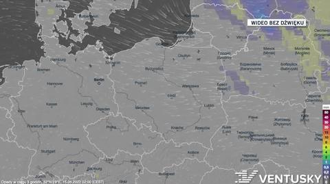 Prognoza opadów na kolejne dni