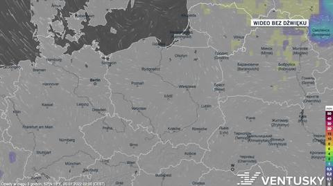 Prognoza opadów w dniach 20-24.07