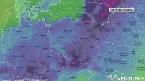 Prognozowana temperatura w kolejnych dniach