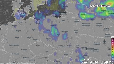 Prognoza opadów na kolejne dni