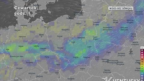 Prognozowane opady w najbliższych dniach