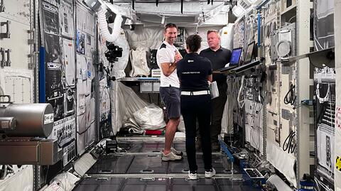 Thomas Pesquet na pokładzie ISS