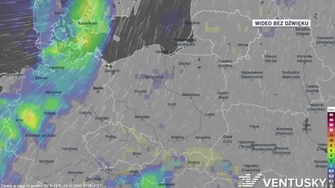 Prognozowane opady w dniach 16-20.02