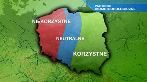 Warunki biometeo w piątek