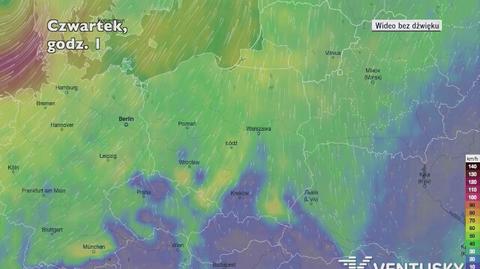 Porywy wiatru w najbliższych dniach