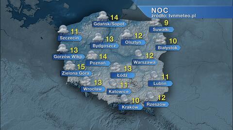 Pogoda na noc 11/12.06