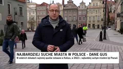 Najsuchsze miasta w Polsce