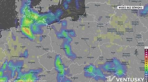 Prognoza opadów na kolejne dni