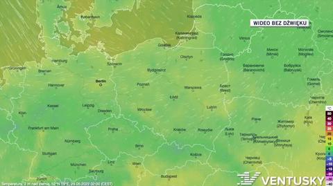 Prognoza temperatury na kolejne dni