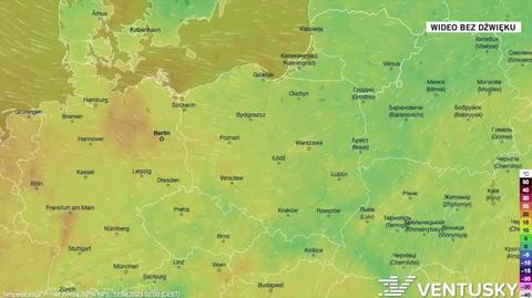 Prognozowana temperatura w najbliższych dniach