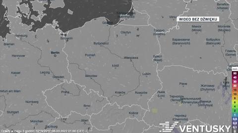 Prognozowane opady w najbliższych dniach