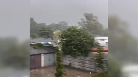 Burza w Puławach (Lubelskie)