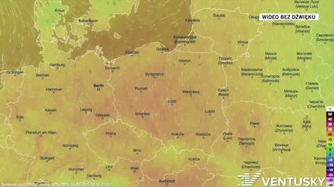 Prognozowana temperatura w najbliższych dniach