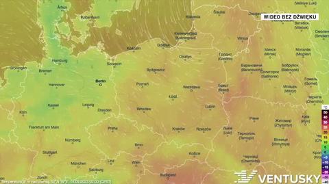 Prognoza temperatury na okres 14-18.09