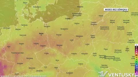 Prognoza temperatury na kolejne dni