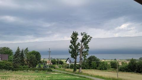 Chmura rolkowa nad Częstochową