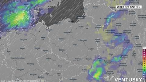 Prognozowane opady w najbliższych dniach