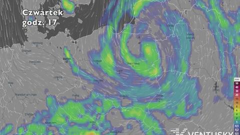 Opady w najbliższych dniach (ventusky.com)