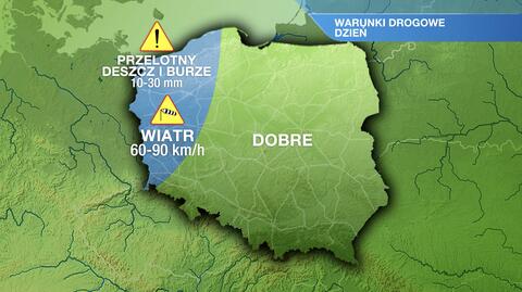 Warunki drogowe w piątek 5.08