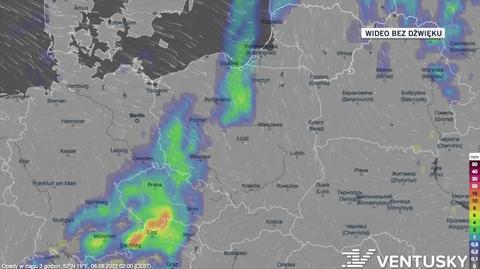 Prognoza opadów na kolejne dni