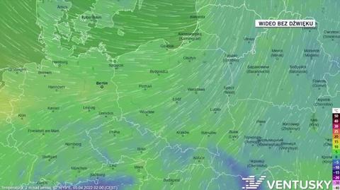 Prognoza temperatury na kolejne dni