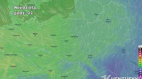 Temperatura w ciągu najbliższych pięciu dni (Ventusky.com) | wideo bez dźwięku