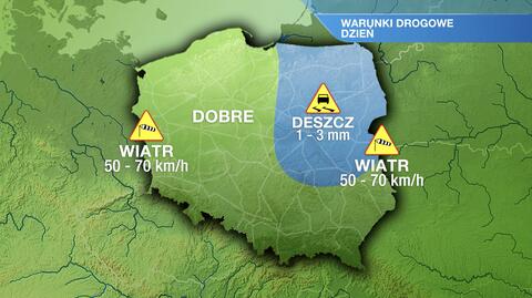 Warunki drogowe w środę 20.10