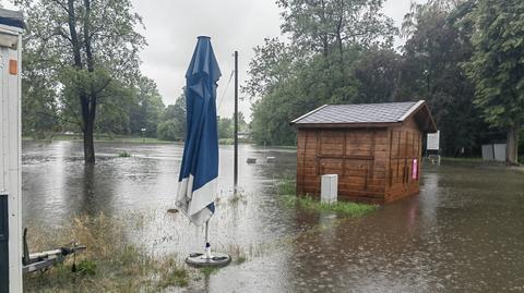 Skutki sobotnich burz