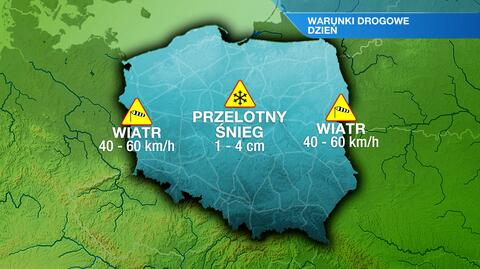 Warunki drogowe w piątek