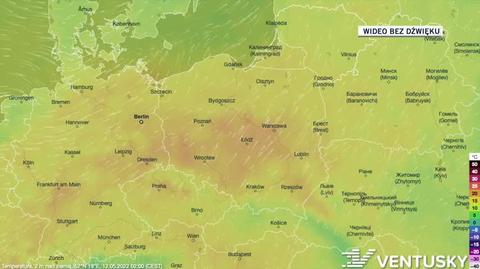 Prognozowana temperatura na 5 dni