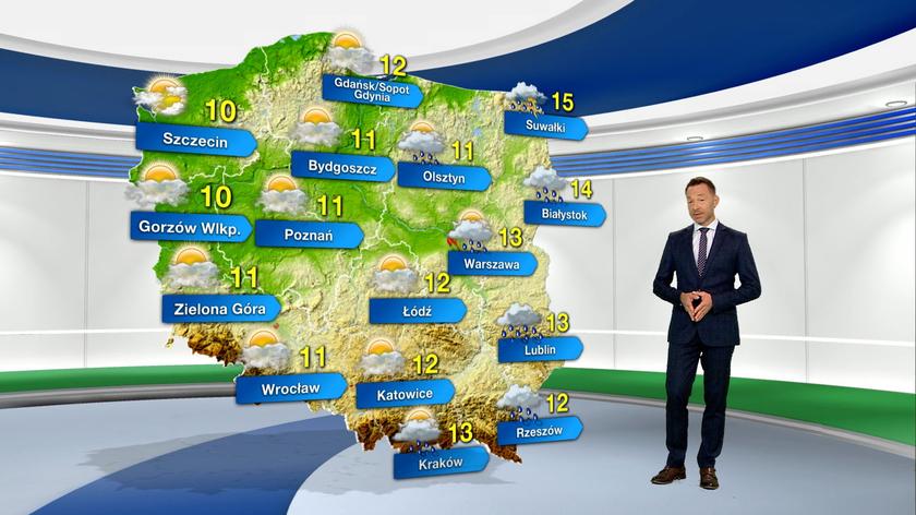 Pogoda Na Jutro Wtorek 2504 Deszcz Burze Zimno Tvn Meteo 5975