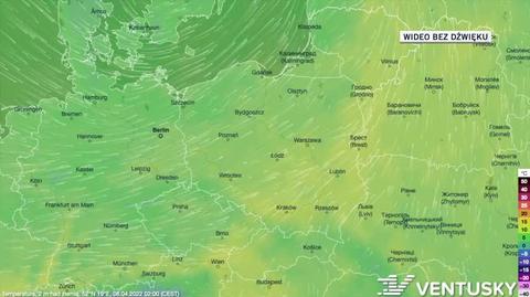 Prognoza temperatury na kolejne dni