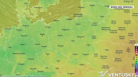 Prognoza temperatury na okres 12-16.06