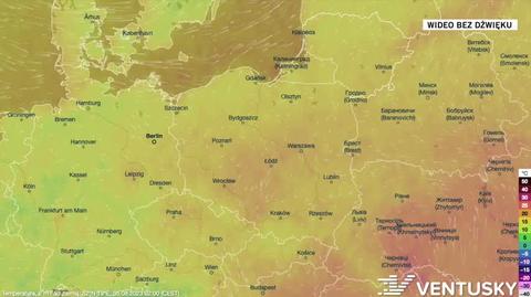 Prognozowana temperatura w najbliższych dniach