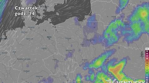 Opady w najbliższych dniach (ventusky.com) | wideo bez dźwięku